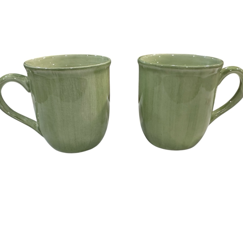 Belagio‎ Green Ceramic Coffee Mugs